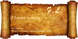 Flesko Laura névjegykártya